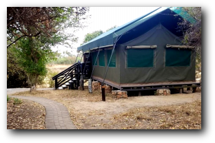 Tamboti tented camp accommodation - Kruger Park